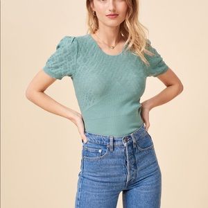 Rouje Nina tee in Aqua
